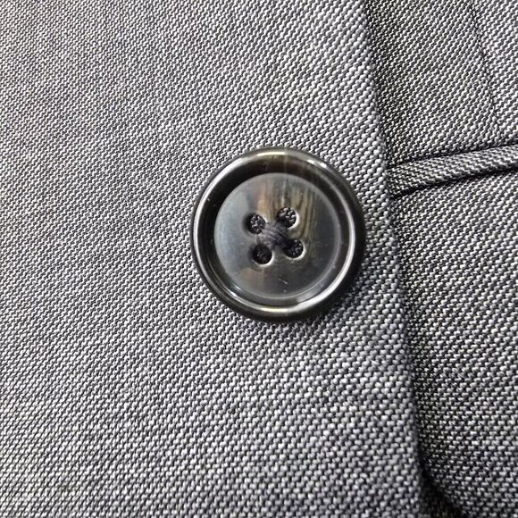 NWT Lauren Ralph Lauren Ultraflex 100% Wool Gray Sport Coat Blazer 46L - Picture 6 of 16